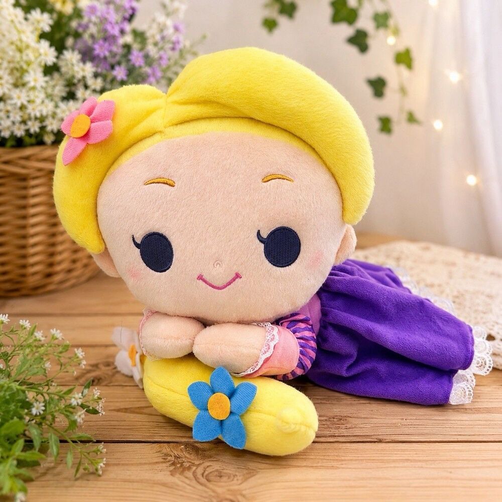 SEGA Disney Dreamy Mega Jumbo Rapunzel Tangled Princess Plush Japan Prize 10”